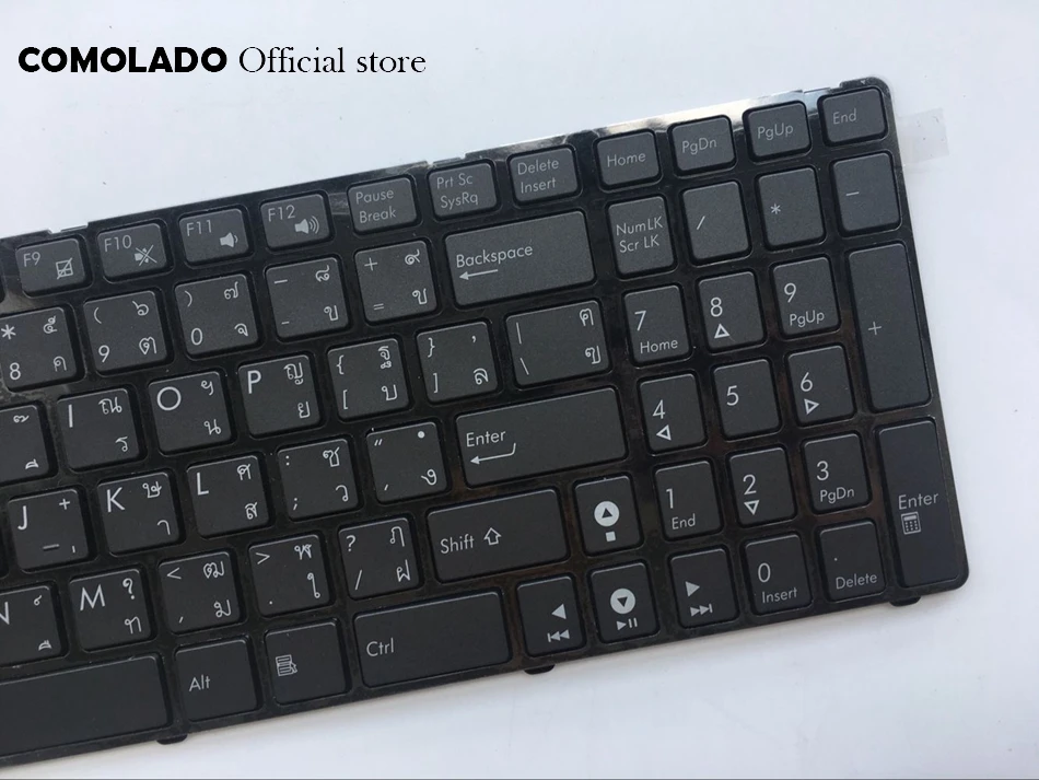 TI Thailand Keyboard forASUS K50 K50A K50C P50 K51 K60 K61 K70 K72 P50IJ F52 F52A F9 Backlight keybaord TI Layout (2)