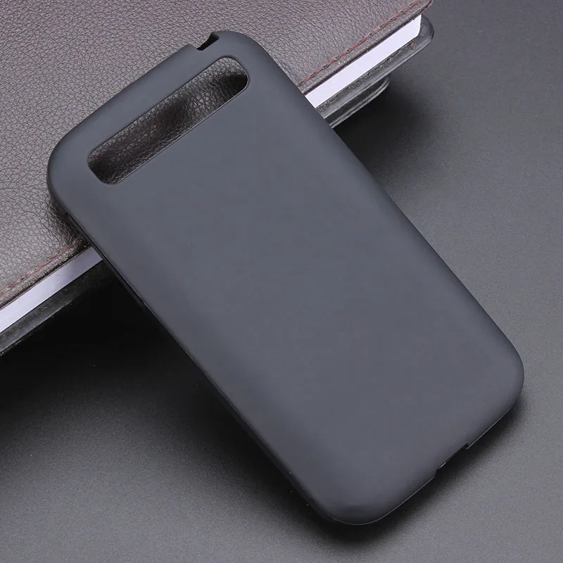 Black Gel TPU Slim Soft Anti Skiding Case Back Cover For