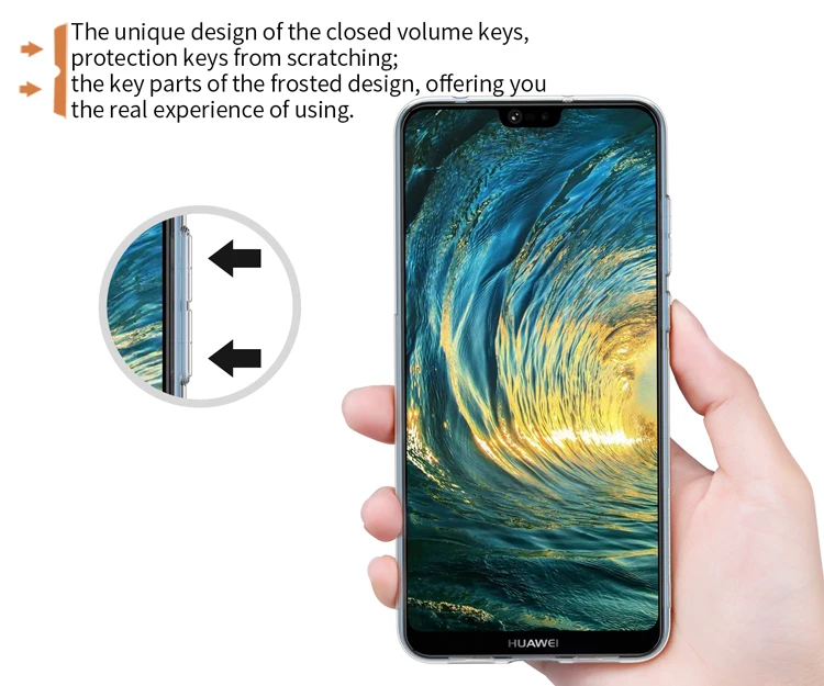 Huawei P20 Pro чехол Nillkin серия природы прозрачный мягкий TPU чехол для huawei P20 Pro Plus