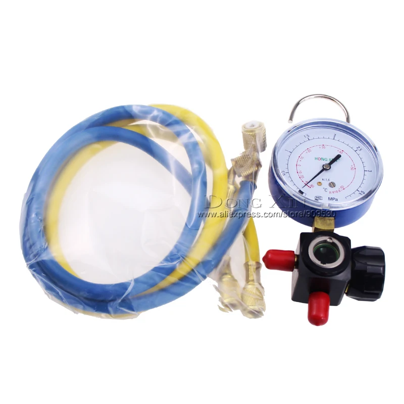 Единичный манометр для R410 с шлангом низкого давления 2 шт.|gauge pin|gauge thicknessgauge rpm |