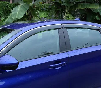 

Front & Rear Window Sun Visor Vent Shades Rain Guard 4pcs for Honda Accord 2018