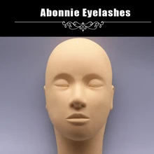 Профессиональный Манекен-голова для обучения для наращивания ресниц практика макияж и живопись лица