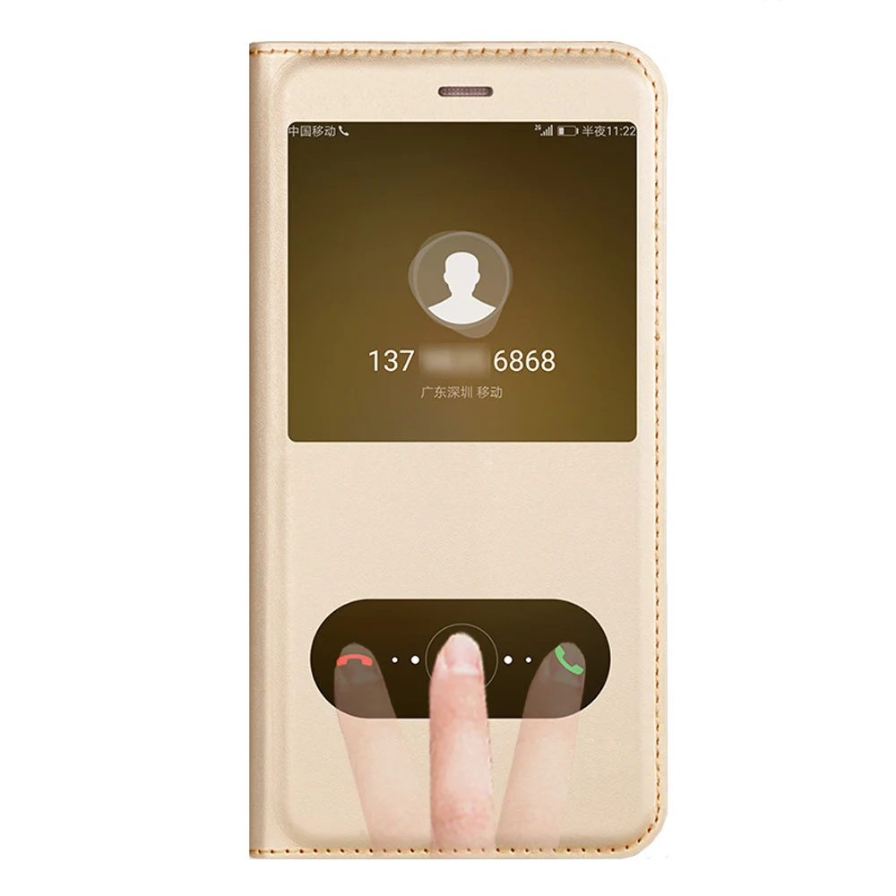 

Slide Window View Case For Huawei Honor 9 Lite PU Leather Flip Cover Shockproof Shell Fundas Capa For Huawei Honor 10 Honor10