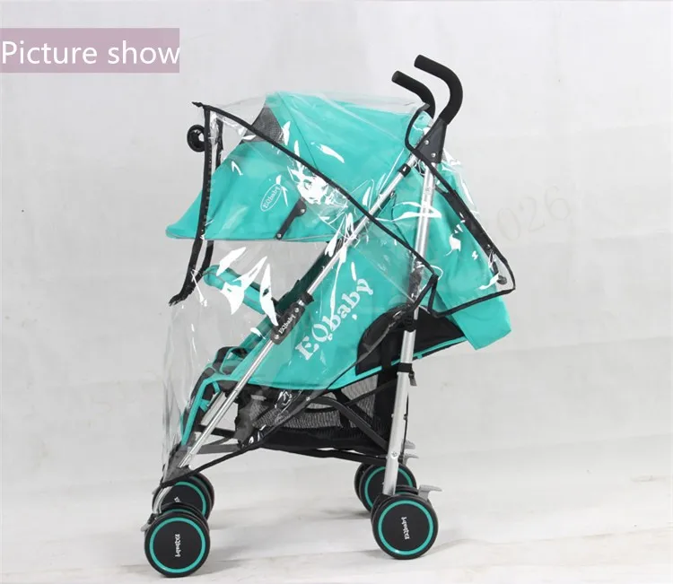 Baby stroller rain cover  PVC Universal Wind Dust Shield with windows For Strollers Pushchairs stroller accessories