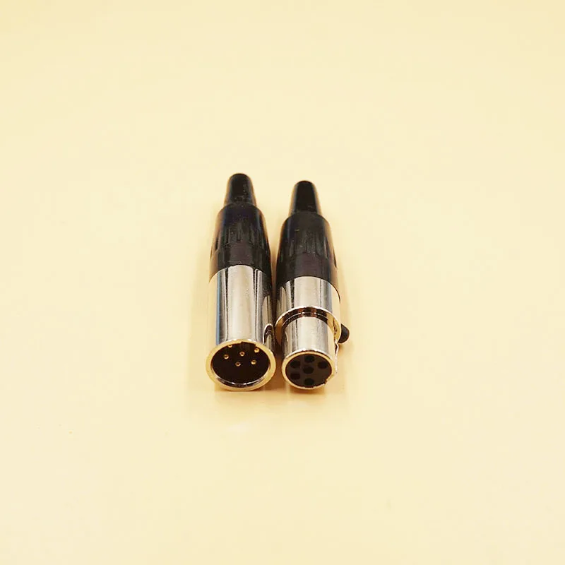 5 шт./лот Mini 3P/4P/5P/6P/7P XLR штекер Micro Small микрофон аудио разъемы для микрофона Разъем