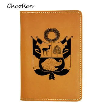 

Engraving Photo Passport Cover Peru Travel Cover Organizer Functional Card Wallet engrave Name Leather Passport Card Holders