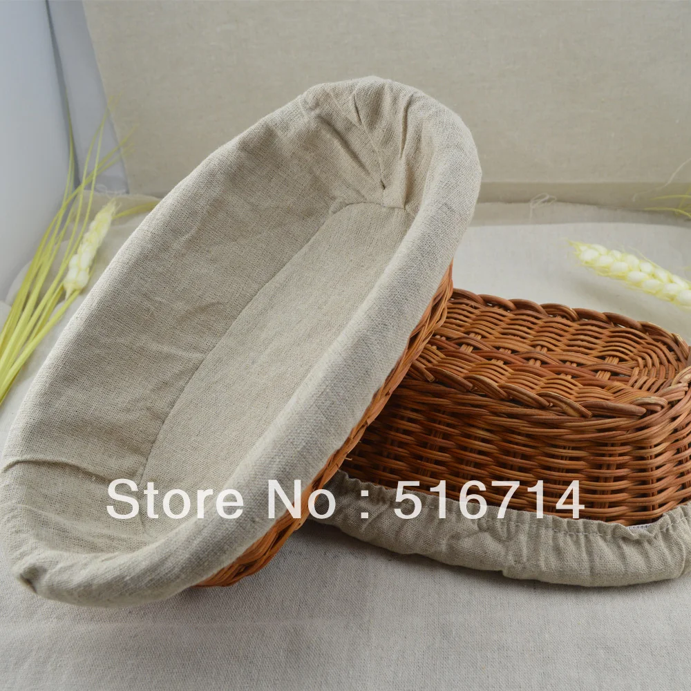 Wholesale 25cm/10" Oval Bread Proving proofing Rising rattan willow