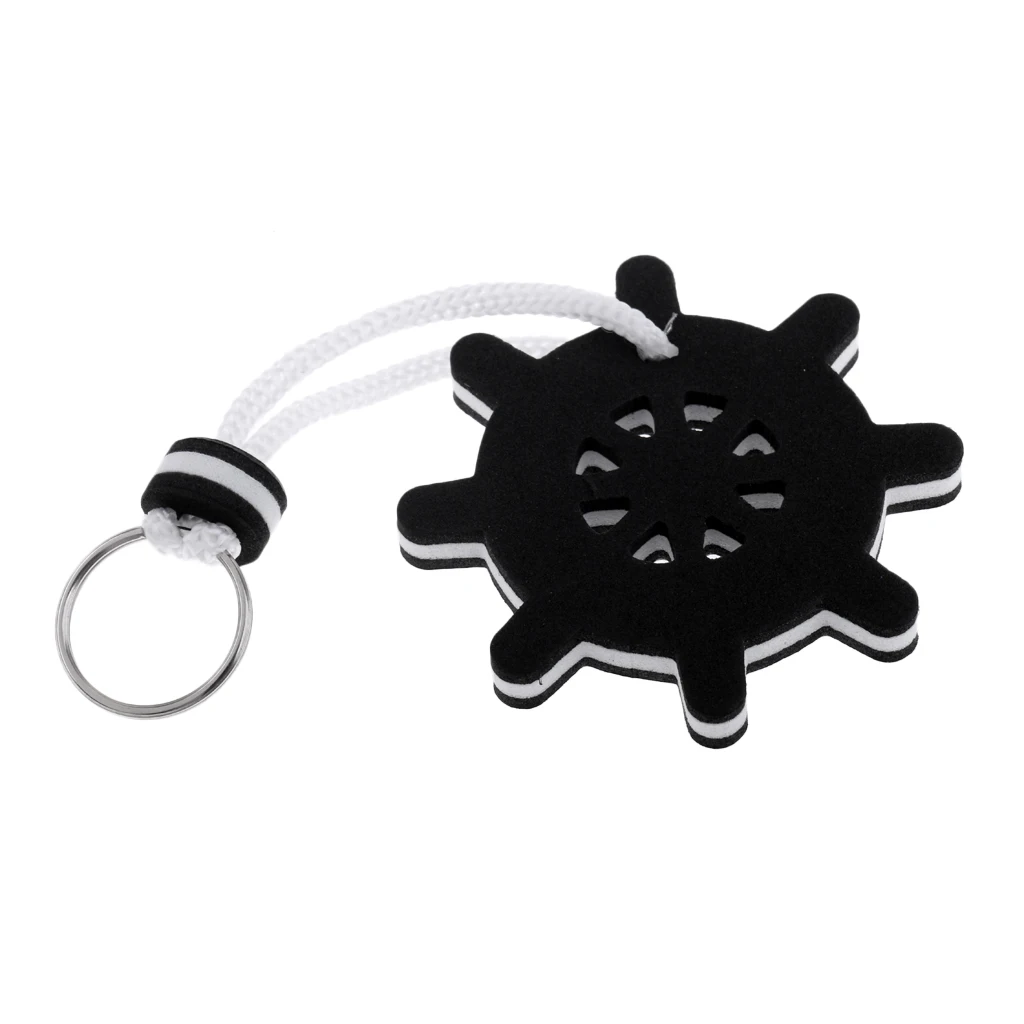 4pcs Floating Key Rings Marine Boat Nautical Kayaking Floating Foam Keychains