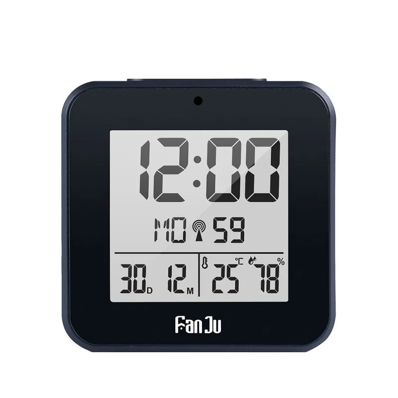 

Alarm Clock LED Digital Electronic Desktop Clock Temperature Thermometer Humidity Hygrometer Snooze Calendar Clock