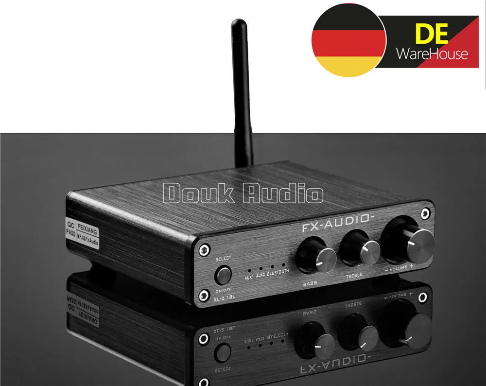 

HiFi 2.1 Channel Bluetooth 4.0 Desktop Digital Amplifier High Power Multimedia Mini Amp (with original power adapter)