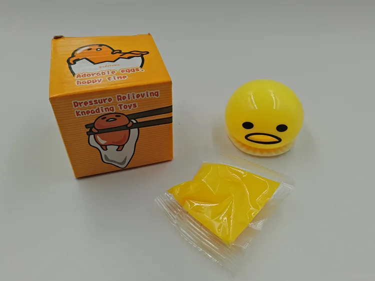 1 шт. Новинка волшебное яйцо хитрая игрушка Gudetama антистресс слизи яйца забавные игрушки для детей или взрослых Подарок Гаджет