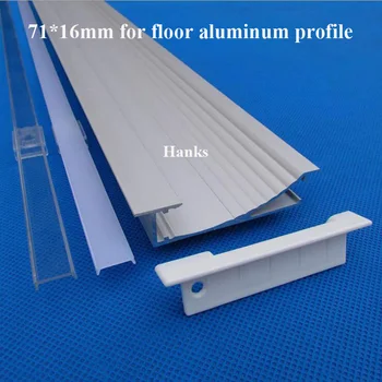 

1m/pcs 10pcs/lot Floor Extrusion profile Aluminum Suit for width up 10mm