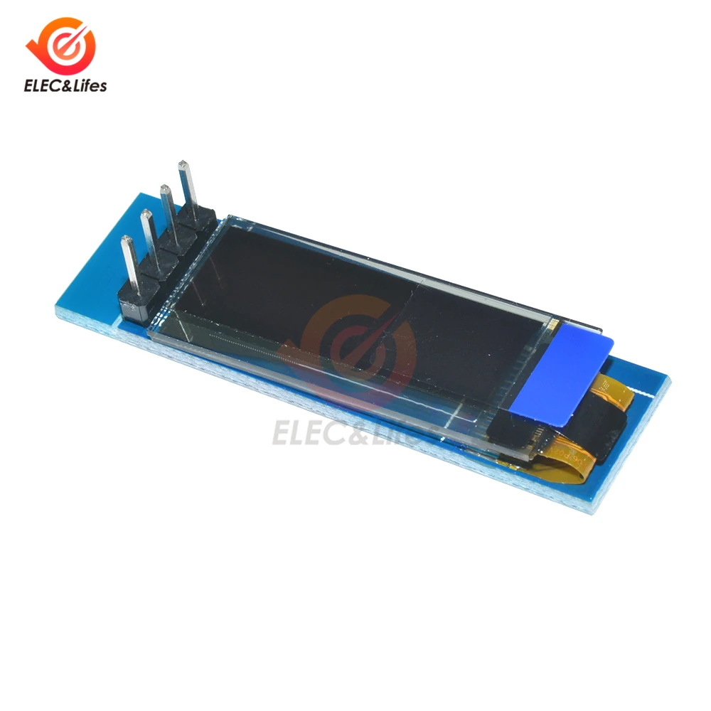 1 шт. 0,91 дюйма 128x32 белый/синий OLED ЖК-дисплей DIY модуль IIC igc интерфейс SSD1306 Драйвер IC DC 3,3 В 5 В для Arduino PIC