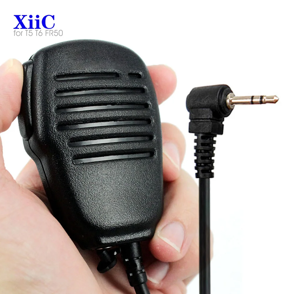 T-type 14mm 2.5mm Handheld Speaker Microphone Mic for Motorola Walkie Talkie 000