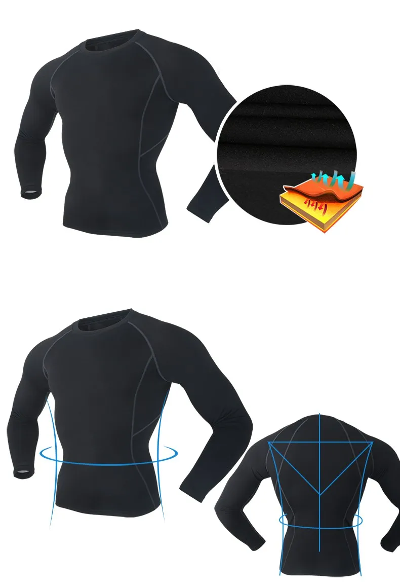 Thermal Underwear Set Winter Men Quick Dry Thermo Underwear Soft Comfortable Warm Long Johns for Men Breathable Tights thermal pants