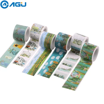 

AAGU 2017 Hot Sale 1PC 30MM Wide Cartoon Washi Tape Adhesive DIY Craft Masking Tape Scrabook Notebook Decoration Paper Tape
