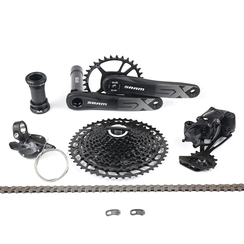 Derailleur and Chain SRAM NX Eagle 12-Speed Groupset with Cassette Shifter