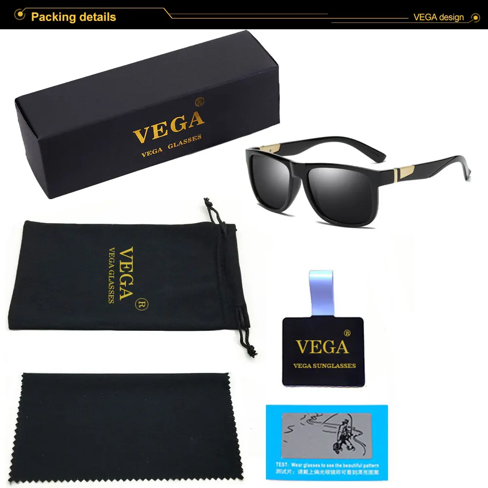 VEGA Eyewear Square Vintage Eyeglasses Polarized Retro Sunglasses 2018 Men Women Vintage Sunglasses Style  211 (2)