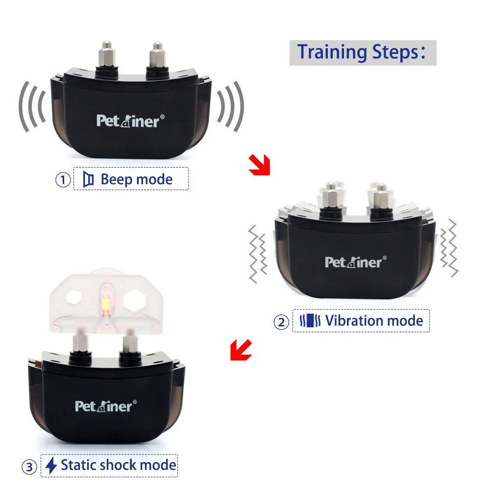 Petrainer 998DRB-1 300 м перезаряжаемый и водонепроницаемый Электрический шок Вибрационный пульт дистанционного управления lcd электрический ошейник для дрессировки собак