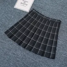 Женские юбки Harajuku модная клетчатая юбка женский корейский кавайный милый одежда для женщин Школьная Высокая талия плиссированные мини юбки
