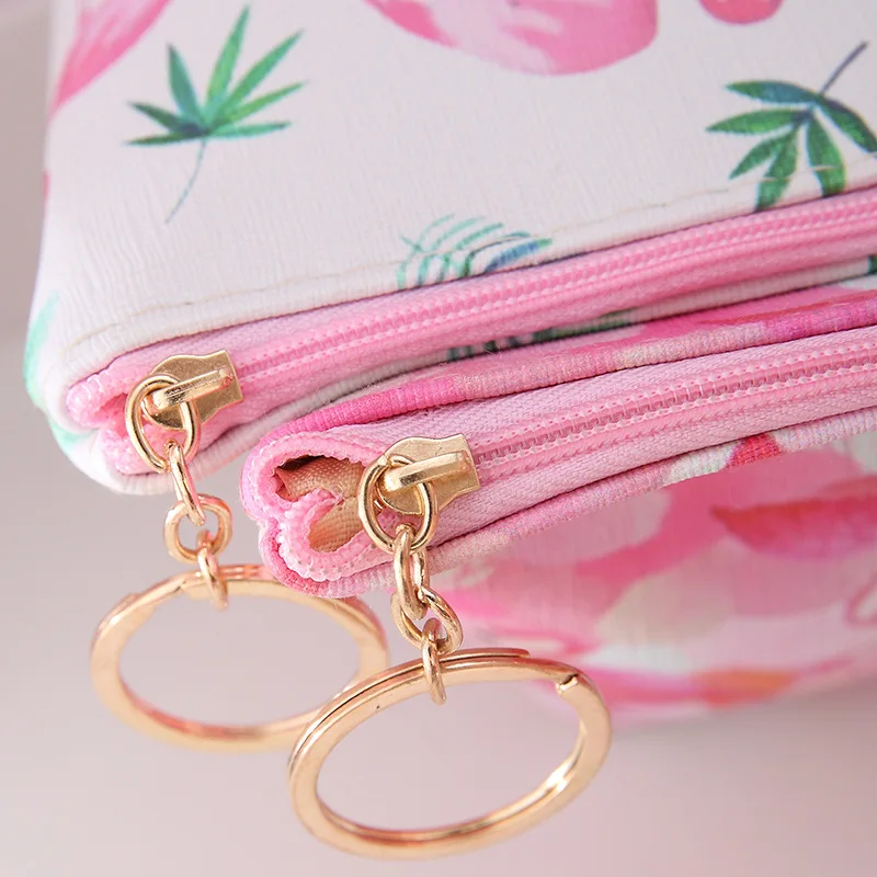 XZP Portable Pink Flamingo Makeup Bags Coin Storage Case Travel Make up PU Pouch Cute Cosmetic Bag For Women Toiletry Wash Bags XZP Portable Pink Flamingo Makeup Bags Coin Storage Case Travel Make up PU Pouch Cute Cosmetic Bag For Women Toiletry Wash Bags