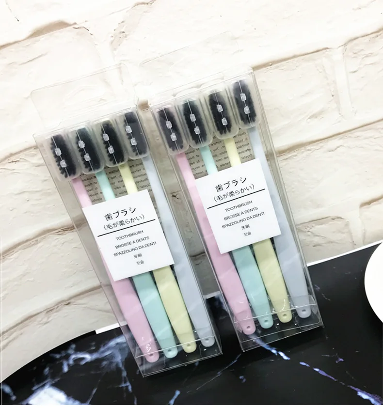 The same toothbrush bamboo charcoal wool