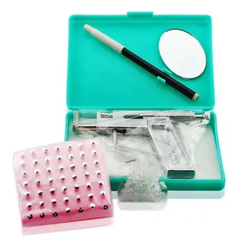 

Ear Nose Navel Body Piercing Tool Professional Stainless Steel 49 Pairs Earring Studs Jewelry Tool Kit