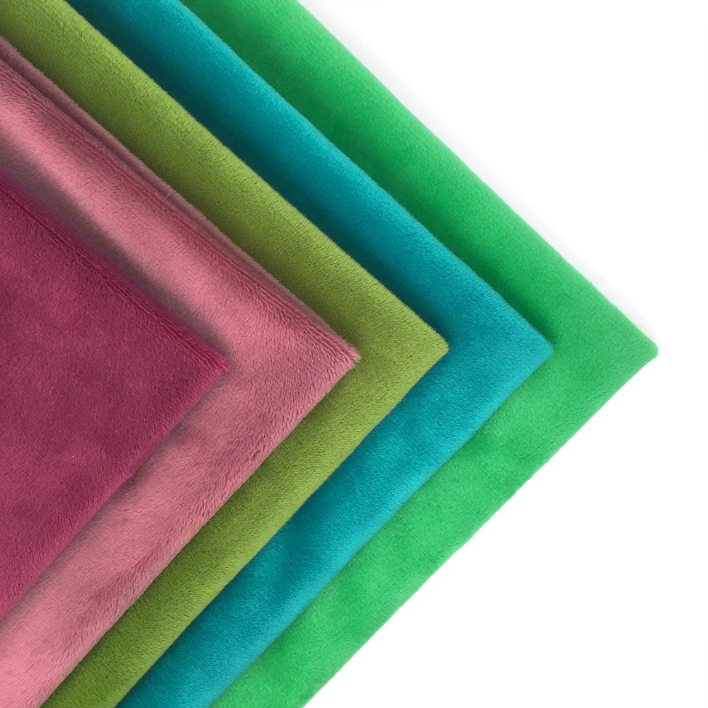 ZYFMPTEX, Новое поступление, 20 цветов на выбор, плюшевая ткань для шитья, лоскутные игрушки, одеяло для домашних животных, материал, Стеффен на метр, для детей, Kleding