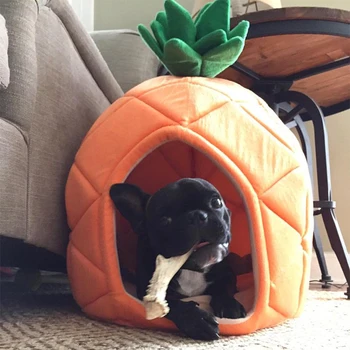 

[MPK Store] Pineapple Dog Bed, Dog Kennel in 2 Sizes, Cat Bed, Play House Suitable for Dogs and Cats