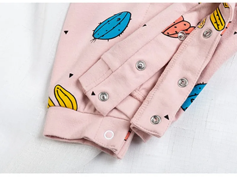 CROAL CHERIE Baby Clothing 2018 New Newborn jumpsuits Baby Boy Girl Romper Clothes Long Sleeve Infant Product Pink Sky Blue  (6)