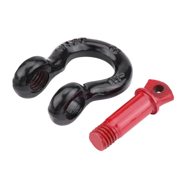 New Auto Steel Heavy Duty Galvanized Shackles D Ring 2T 4400lbs/4.75T 10000lbs Capacity for Vehicle Recovery Towing