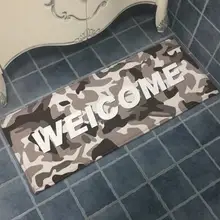 Модный мягкий Печатный домашний коврик для дома, короткий плюшевый коврик нескользящий коврик для прихожей, водопоглощающие Домашние коврики для гостиной