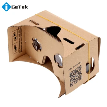 High quality DIY Google Cardboard Virtual Reality VR Mobile Phone 3D Viewing Glasses for 5.0