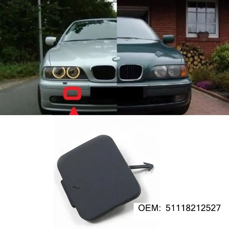 

Front Tow Hook Cover Cap For BMW E39 525i 528i 530i 540 Primered OEM 1997-2003