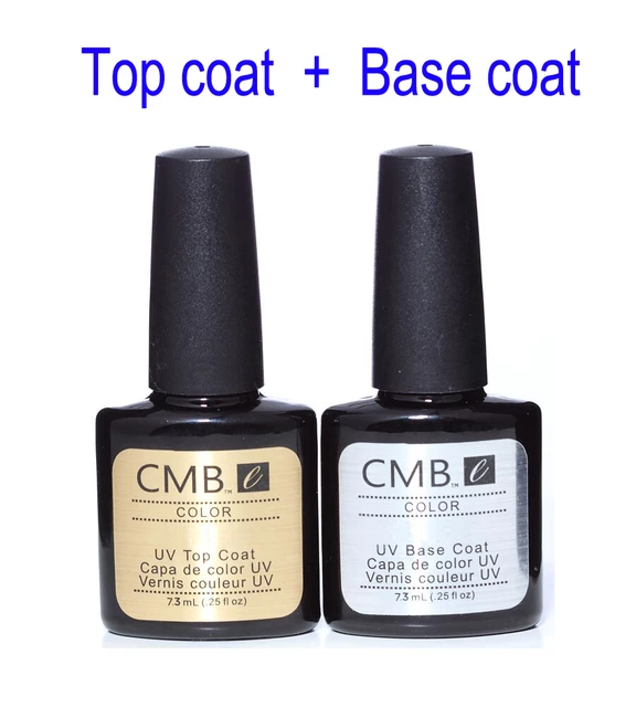 CMB UV Nail Gel Top Coat + Base Coat Foundation Nail Polish Best on Aliexpress 7.3ml Nail art equipment tools - AliExpress Mobile