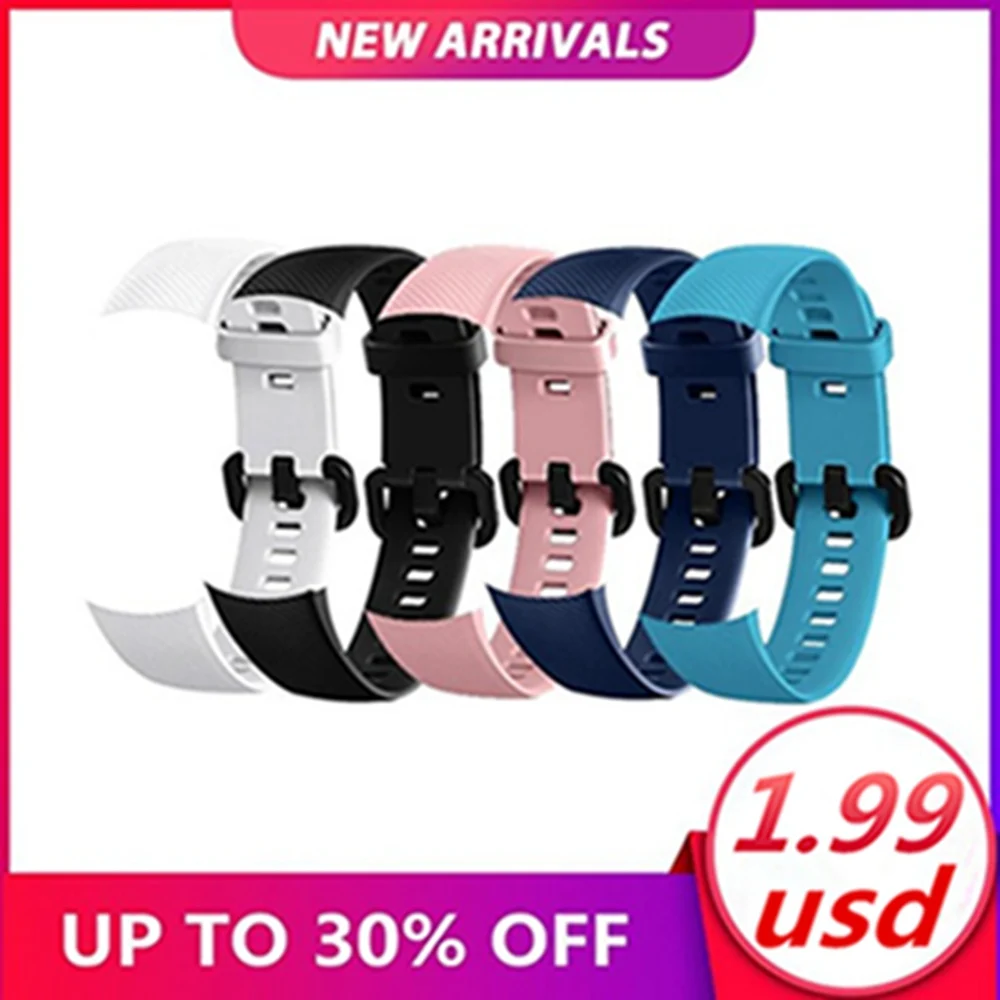

Smart Wristband For Huawei Band Honor 4 Strap Amole Silicone Color Screen Fitness Tracker Watch Smart Bracelet Strap For huawei