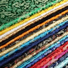 75 см* 50 см Толстая китайская парча ткань-дракон дизайн- полиэстер-ширина