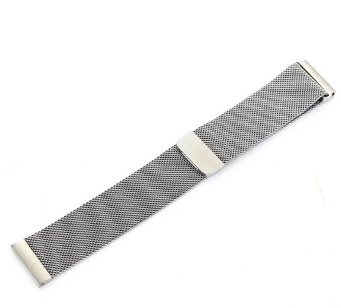 Миланские петлевые часы на магнитном ремешке для Fitbit Blaze, умные часы, сетчатый ремешок из нержавеющей стали, браслет, браслет с рамкой - Цвет ремешка: Silver without frame