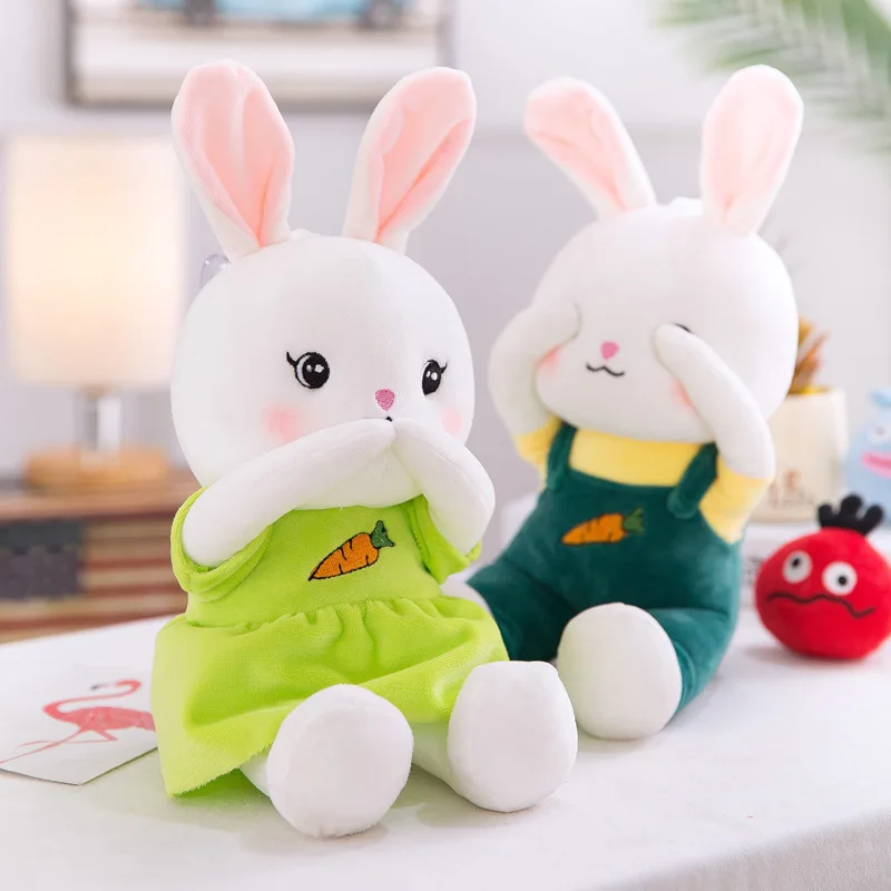 

26cm Cute Rabbit Kawaii Animal Doll Soft Plush Toy Quality Baby Sleeping Birthday Gift Girl Child Decoration Appease Doll