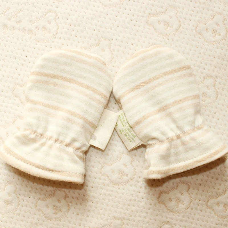 Winter Baby Gloves Children Mitten Natural Organic Cotton Anti Scratch