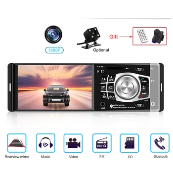 

Radio Car 1 Din 4012b Bluetooth oto teypleri Stereo Auto Rear View Camera Autoradio MP5 Player audio coche subwoofer