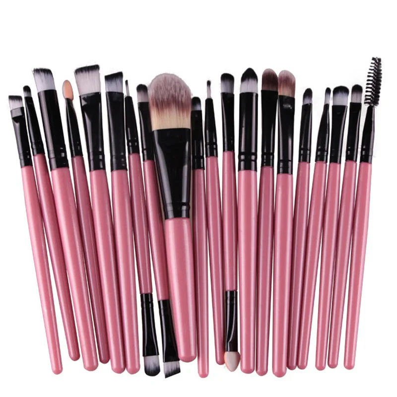 Clearance Sale 20 Pcs Brushes for Makeup Set Tools Make-up Makeup Brushes Foundation Blusher Powder Contour Eyeshadow Eyebrow (17)