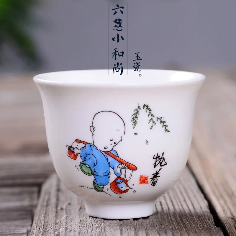 От производителя шляпа костюм кунг-фу чай мастера чашка керамические чайные чашки чашка чаша индивидуальный чашка высокий белый фарфоровый