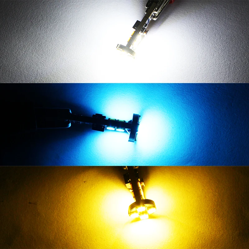 1 шт. W5W T10 12 SMD 3030 Canbus автомобильные светодиодные лампы сигнал номерной знак 194 168