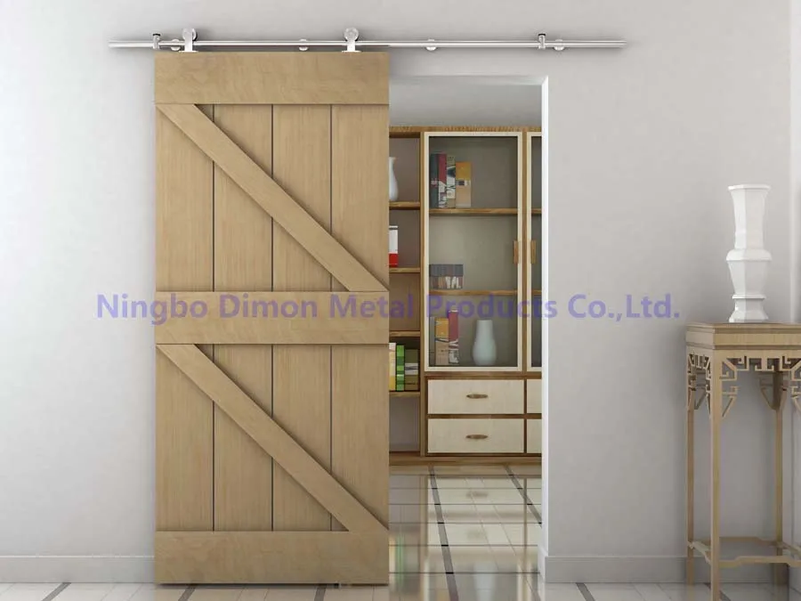 Dimon customized SUS 304 sliding door hardware wood sliding door hardware America style sliding door hardware DM-SDU 7101