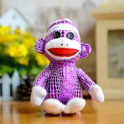 Шапочки Boos дети Ty мягкие разноцветные плюшевые игрушки носок обезьяна фиолетовый блеск прекрасный подарки на день рождения Kawaii милые
