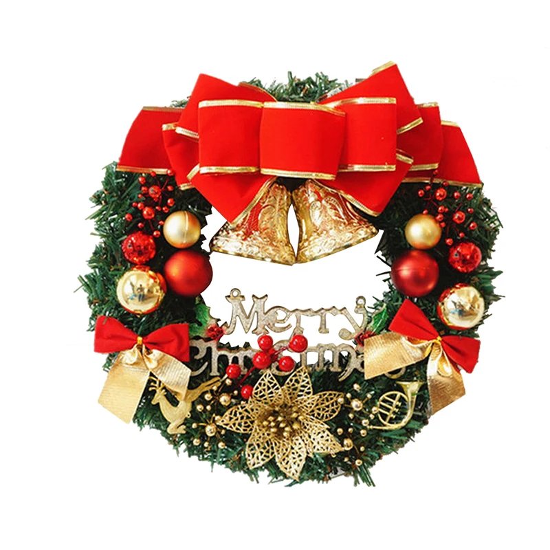 

Christmas Tree Decorations Christmas Green Wreath Decorations Family Party Embellishment Christmas Eve Artificial Decorations
