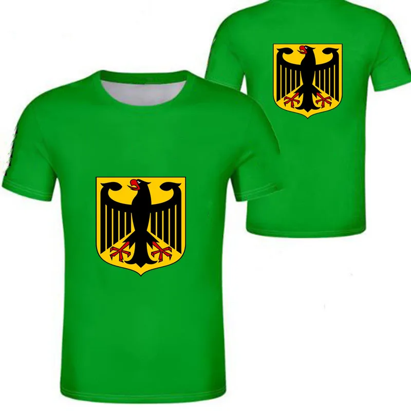 

GERMANY male youth student free custom name deu nation flag t shirt country german bundesrepublik college print photo clothes