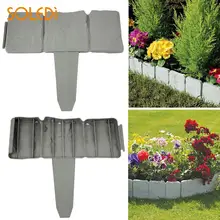 Садовый дом, сад, каменный сад, граница 22,5*25,5*2 см, серый цвет, красивый мощеный садовый забор, украшения, Прямая поставка