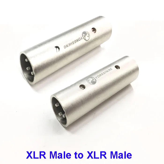 5 шт./лот сделано Neutrik китайский завод YS119 XLR 3PIN штекер на 3 PIN Мужской адаптер DMX
